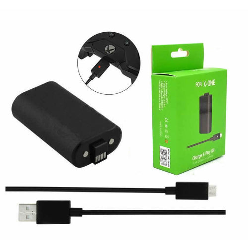 Xbox one s controller play and charge store kit