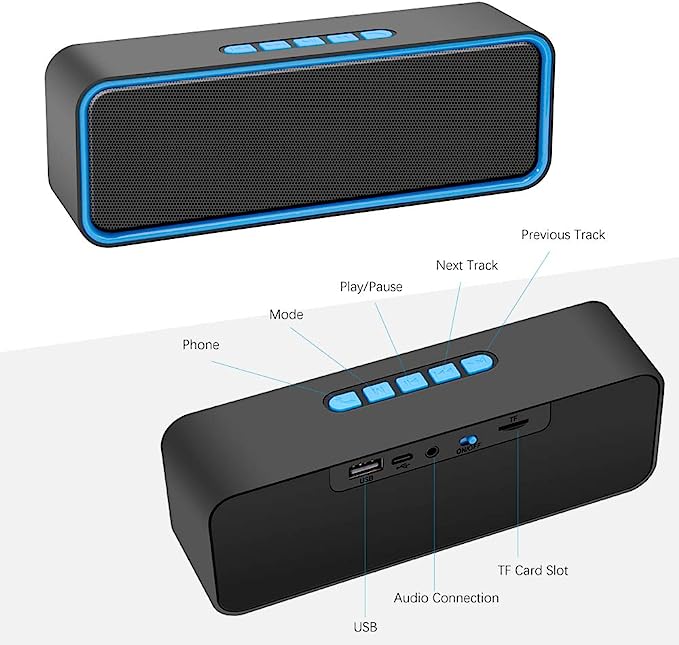 TSW Portable Bluetooth Speaker