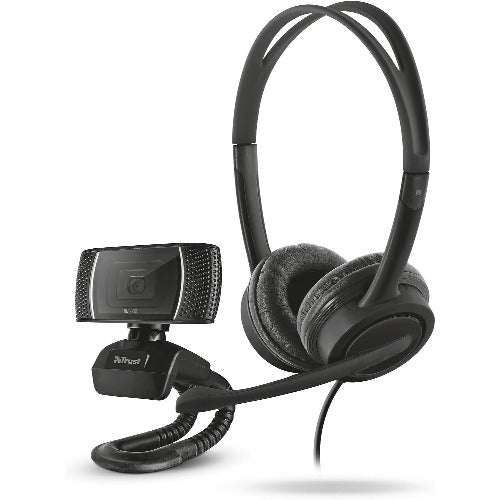 Trust Doba 2-in-1 Home Office Webcam and Headset Set