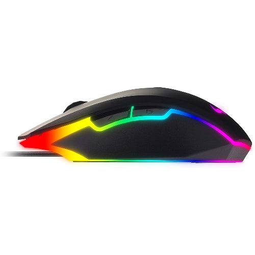 Riotoro Uruz Z5 Wired RGB Gaming Mouse, Black