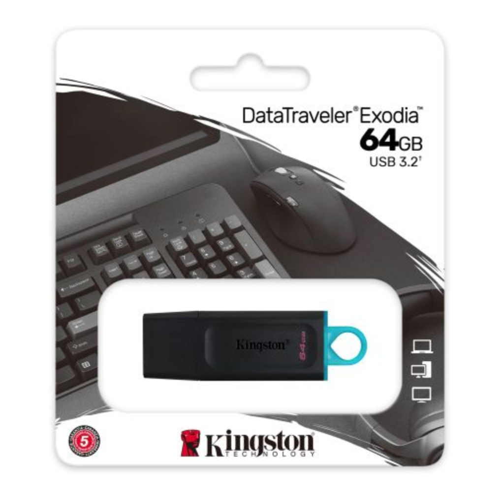 Kingston DataTraveler Exodia USB 3.2 Memory Pen 64GB