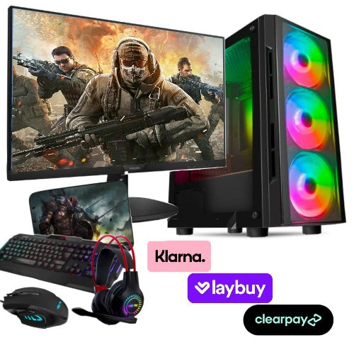 The Geekinator Gaming PC Full Build, Intel Core i5-12th Gen, 16GB Ram, 1TB SSD, RTX 3060 8GB
