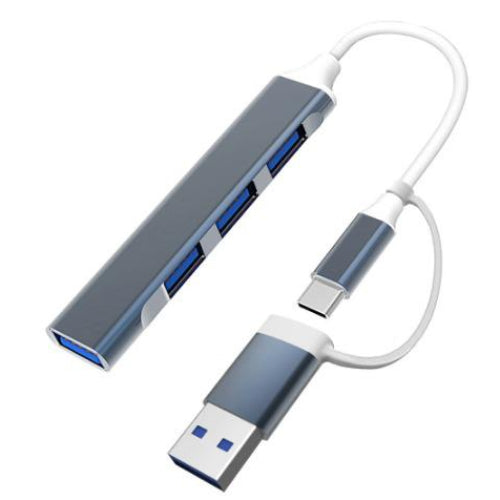 Type C + USB HUB Dock 3.0 USB 3.0 2.0 Hub 4 Ports Multi Splitter Adapter OTG