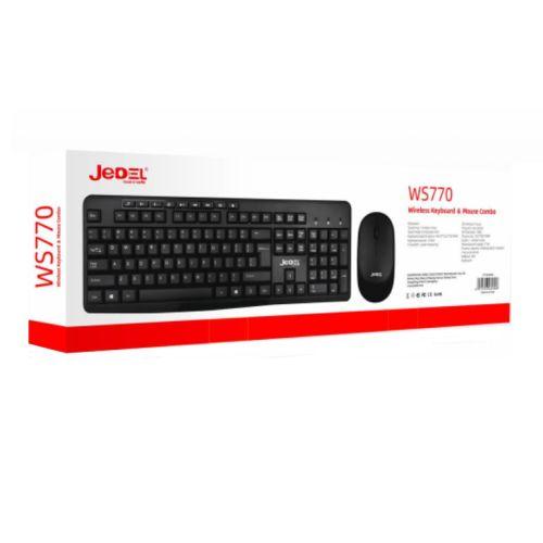 Jedel Wireless Keyboard and Mouse Kit WS770