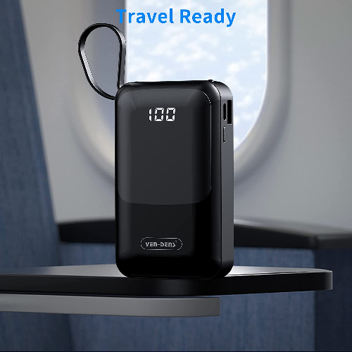Ven-Dens 10000mAh 3 in 1 Power Bank (VD-PD013)