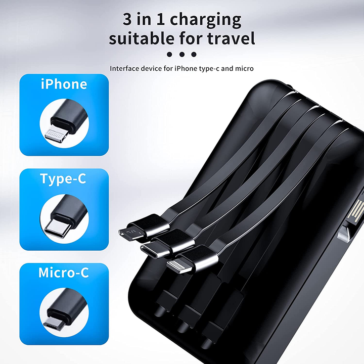 Ven-Dens 10000mAh 3 in 1 Power Bank (VD-PD013)