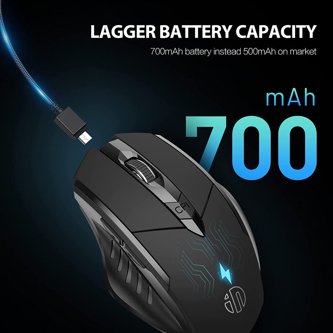 Wireless Mouse Rechargeable USB  Cordless Mouse