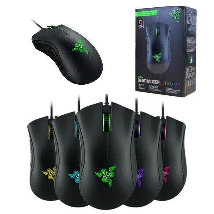 Razer Deathadder Chroma RGB Wired Gaming Mouse
