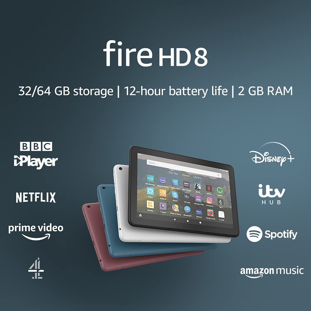 Fire HD 8 Tablet 8" HD display 2020