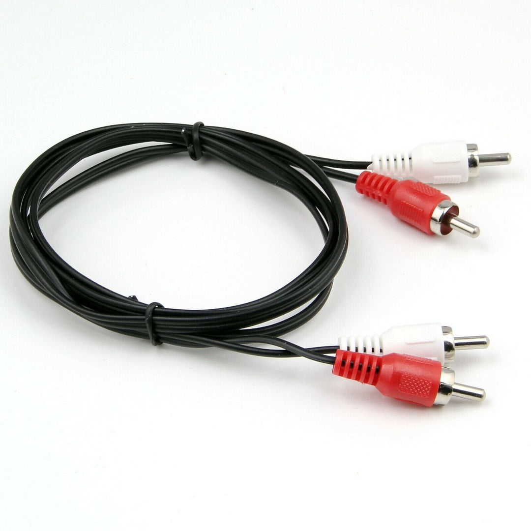 2 RCA Male Twin Phono to 2 RCA Male Twin Phono Cable