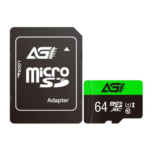 AGI 64GB Micro SDHC Card with SD Adapter