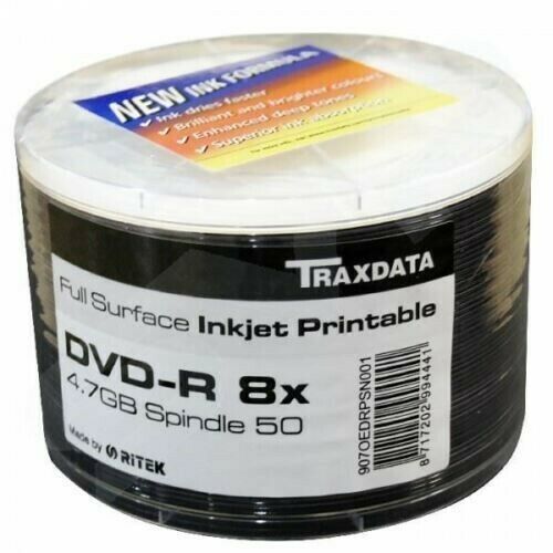 Traxdata Printable DVD-R (50 pack)