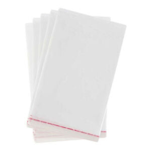 Large CD / DVD Plastic Sleeves 200pk