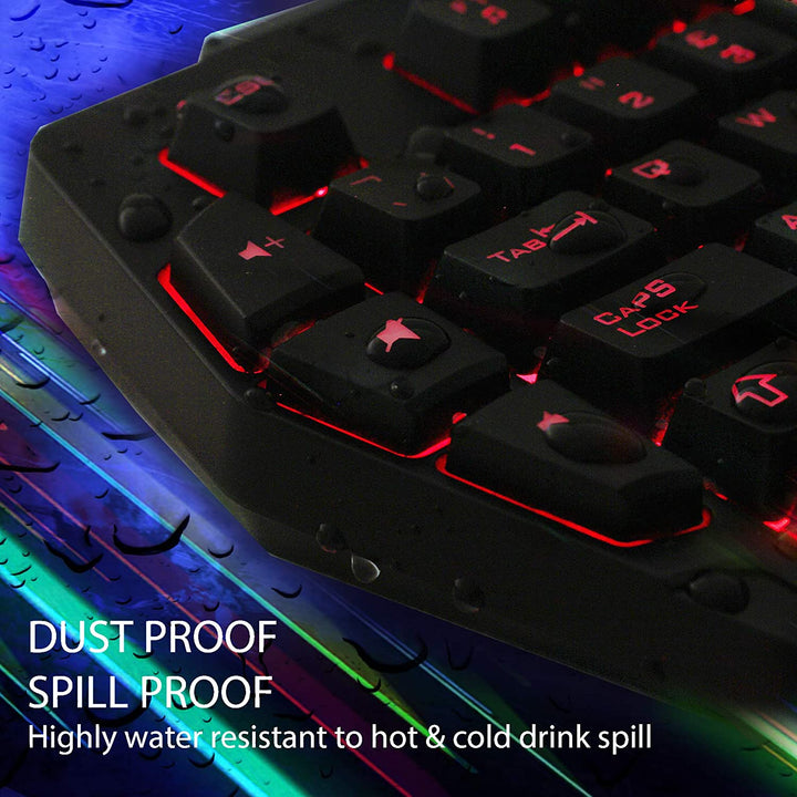 Kane Pro 2 LED Gaming Keyboard & Mouse Combo