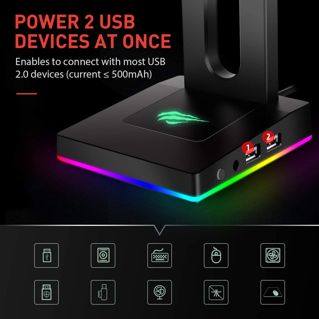 Havit RGB Headphone Stand