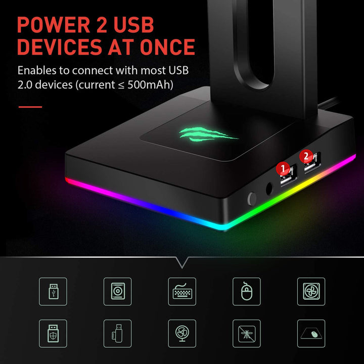 Havit RGB Headphone Stand
