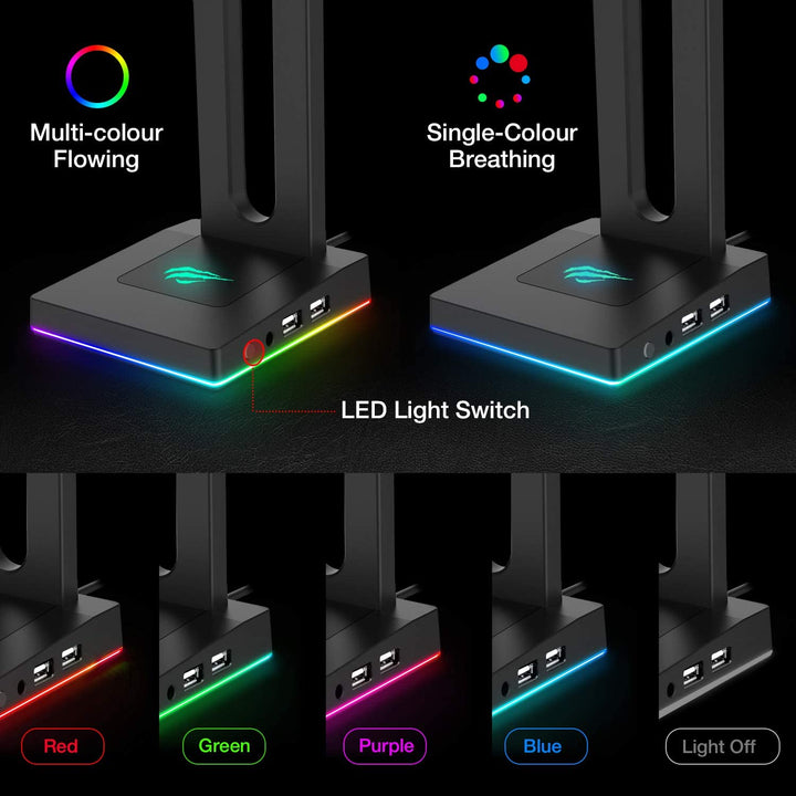 Havit RGB Headphone Stand