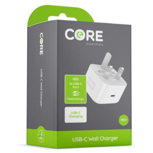 Core USB-C Wall Charger 18W