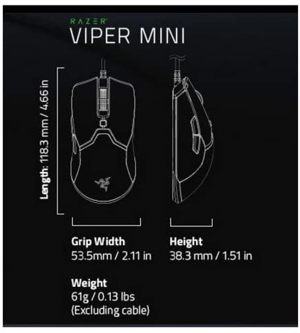 Razer Viper Mini Gaming Mouse