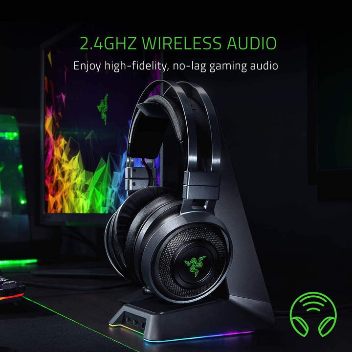 Razer Nari Ultimate Wireless Gaming Headset, Black