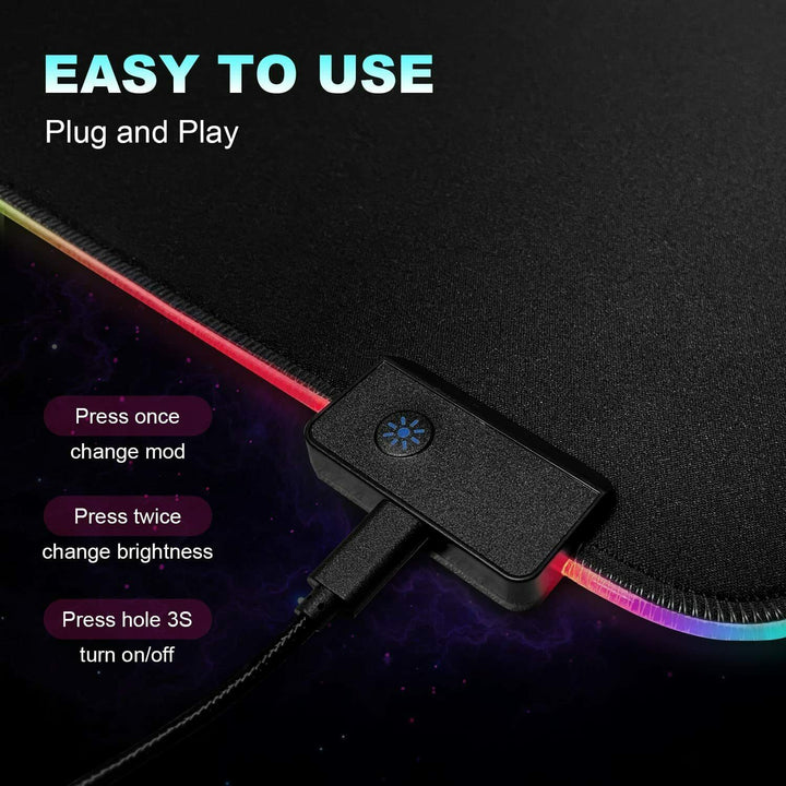 Jedel MP-03 Xl RGB Gaming Mouse Pad